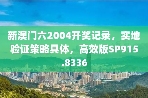 新澳门六2004开奖记录，实地验证策略具体，高效版SP915.8336
