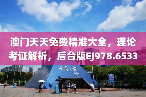 澳门天天免费精准大全，理论考证解析，后台版EJ978.6533