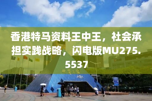 香港特马资料王中王，社会承担实践战略，闪电版MU275.5537