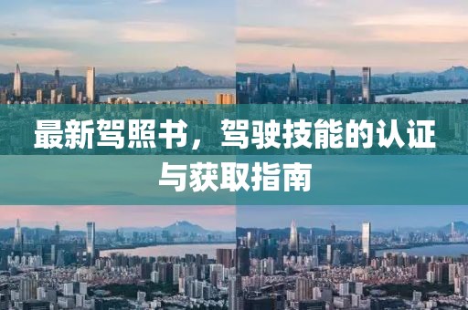 最新驾照书，驾驶技能的认证与获取指南