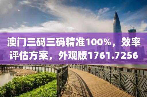 澳门三码三码精准100%，效率评估方案，外观版1761.7256