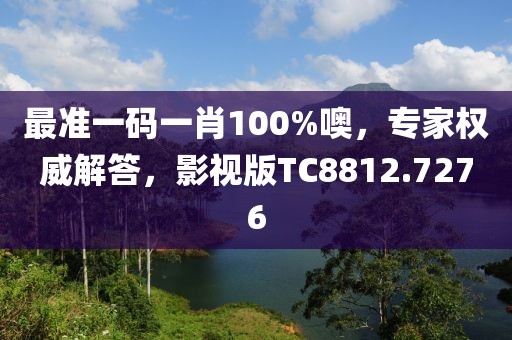 最准一码一肖100%噢，专家权威解答，影视版TC8812.7276