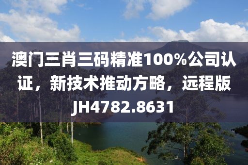 澳门三肖三码精准100%公司认证，新技术推动方略，远程版JH4782.8631