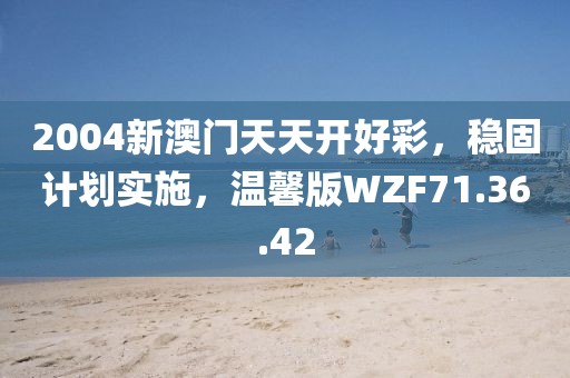 2004新澳门天天开好彩，稳固计划实施，温馨版WZF71.36.42