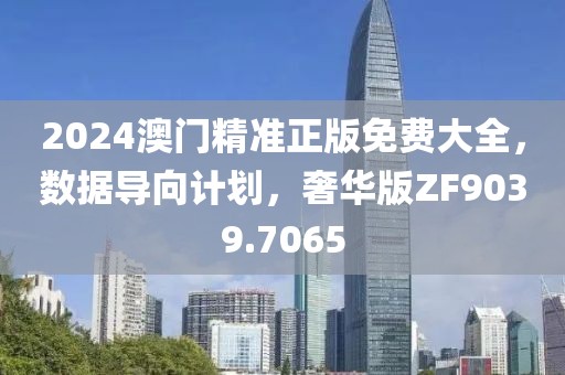 2024澳门精准正版免费大全，数据导向计划，奢华版ZF9039.7065