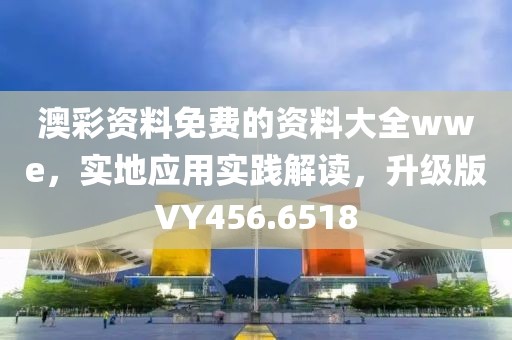 澳彩资料免费的资料大全wwe，实地应用实践解读，升级版VY456.6518