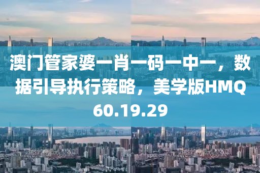 澳门管家婆一肖一码一中一，数据引导执行策略，美学版HMQ60.19.29
