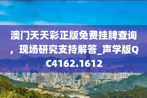 澳门天天彩正版免费挂牌查询，现场研究支持解答_声学版QC4162.1612