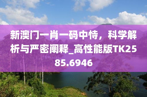 新澳门一肖一码中恃，科学解析与严密阐释_高性能版TK2585.6946