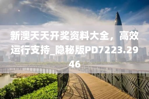 新澳天天开奖资料大全，高效运行支持_隐秘版PD7223.2946