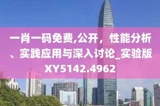 一肖一码免费,公开，性能分析、实践应用与深入讨论_实验版XY5142.4962