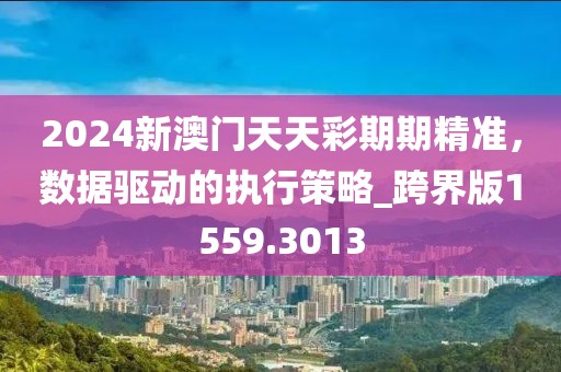 2024新澳门天天彩期期精准，数据驱动的执行策略_跨界版1559.3013