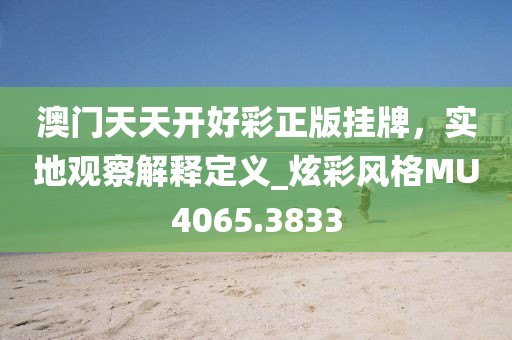 澳门天天开好彩正版挂牌，实地观察解释定义_炫彩风格MU4065.3833