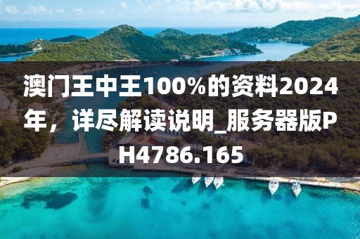 澳门王中王100%的资料2024年，详尽解读说明_服务器版PH4786.165
