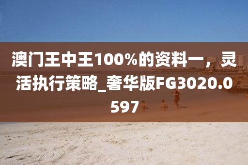 澳门王中王100%的资料一，灵活执行策略_奢华版FG3020.0597