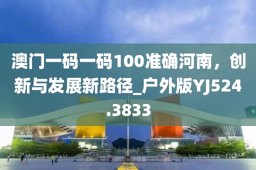 澳门一码一码100准确河南，创新与发展新路径_户外版YJ524.3833