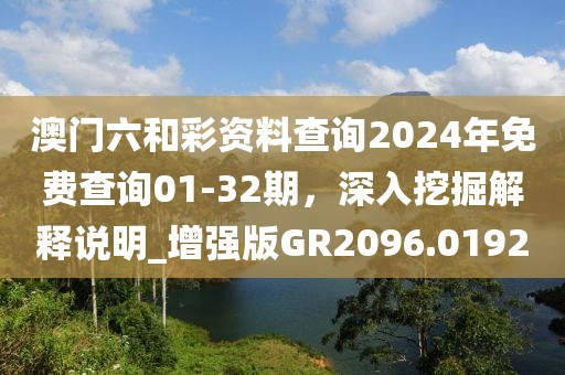 澳门六和彩资料查询2024年免费查询01-32期，深入挖掘解释说明_增强版GR2096.0192