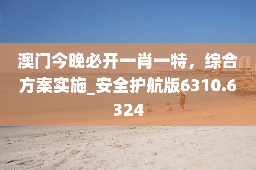 澳门今晚必开一肖一特，综合方案实施_安全护航版6310.6324