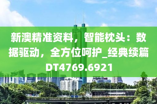 新澳精准资料，智能枕头：数据驱动，全方位呵护_经典续篇DT4769.6921