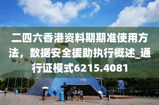 二四六香港资料期期准使用方法，数据安全援助执行概述_通行证模式6215.4081