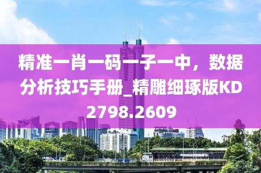 精准一肖一码一子一中，数据分析技巧手册_精雕细琢版KD2798.2609