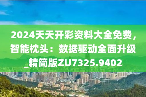 2024天天开彩资料大全免费，智能枕头：数据驱动全面升级_精简版ZU7325.9402