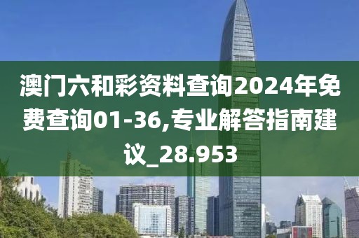 澳门六和彩资料查询2024年免费查询01-36,专业解答指南建议_28.953