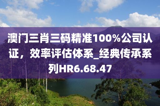 澳门三肖三码精准100%公司认证，效率评估体系_经典传承系列HR6.68.47