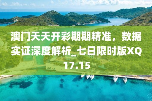 澳门天天开彩期期精准，数据实证深度解析_七日限时版XQ17.15