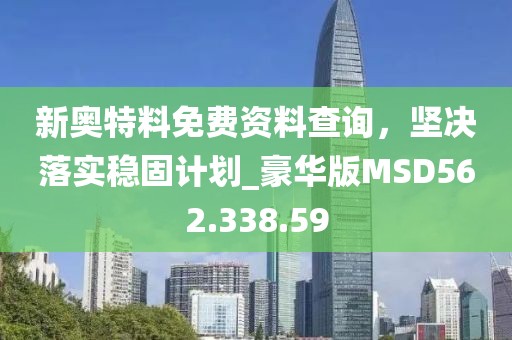 新奥特料免费资料查询，坚决落实稳固计划_豪华版MSD562.338.59