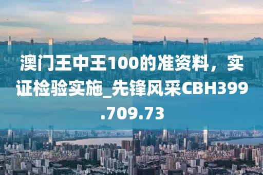 澳门王中王100的准资料，实证检验实施_先锋风采CBH399.709.73