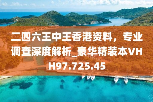 二四六王中王香港资料，专业调查深度解析_豪华精装本VHH97.725.45