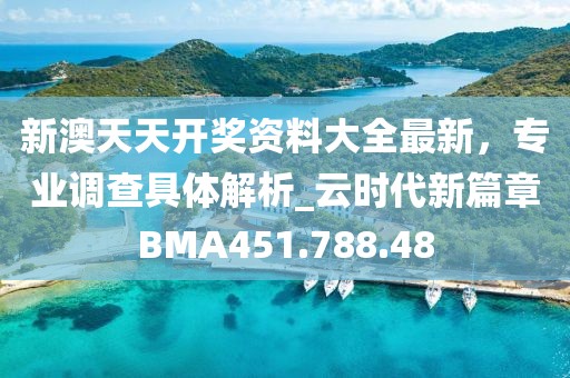 新澳天天开奖资料大全最新，专业调查具体解析_云时代新篇章BMA451.788.48