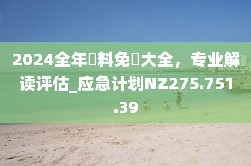 2024全年資料免費大全，专业解读评估_应急计划NZ275.751.39
