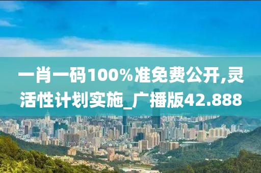 一肖一码100%准免费公开,灵活性计划实施_广播版42.888