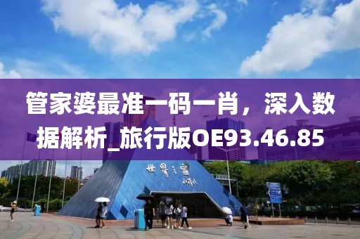 管家婆最准一码一肖，深入数据解析_旅行版OE93.46.85