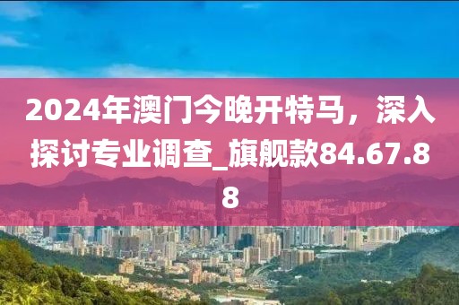 2024年澳门今晚开特马，深入探讨专业调查_旗舰款84.67.88