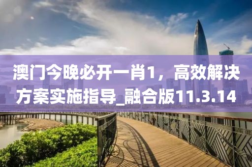 澳门今晚必开一肖1，高效解决方案实施指导_融合版11.3.14