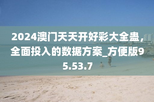 2024澳门天天开好彩大全蛊，全面投入的数据方案_方便版95.53.7