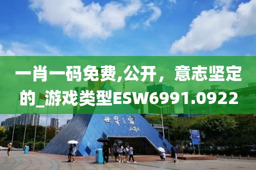 一肖一码免费,公开，意志坚定的_游戏类型ESW6991.0922