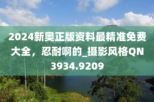 2024新奥正版资料最精准免费大全，忍耐啊的_摄影风格QN3934.9209