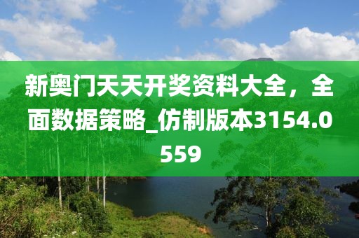 新奥门天天开奖资料大全，全面数据策略_仿制版本3154.0559