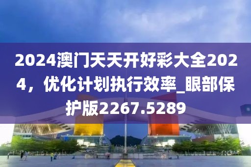 2024澳门天天开好彩大全2024，优化计划执行效率_眼部保护版2267.5289