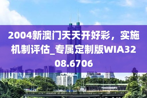 2004新澳门天天开好彩，实施机制评估_专属定制版WIA3208.6706