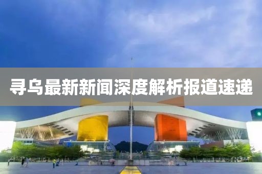 寻乌最新新闻深度解析报道速递