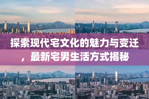 探索现代宅文化的魅力与变迁，最新宅男生活方式揭秘