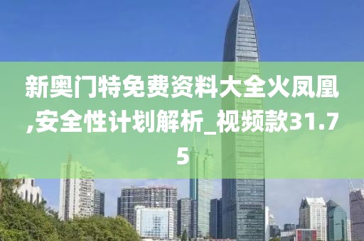 新奥门特免费资料大全火凤凰,安全性计划解析_视频款31.75