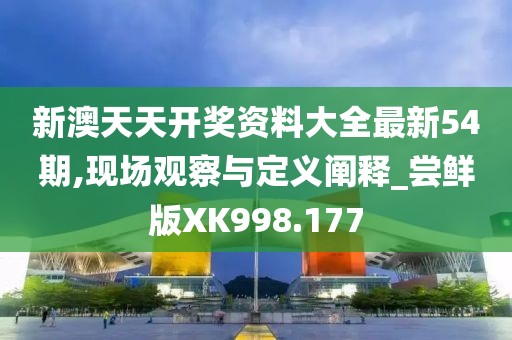 新澳天天开奖资料大全最新54期,现场观察与定义阐释_尝鲜版XK998.177