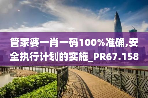 管家婆一肖一码100%准确,安全执行计划的实施_PR67.158