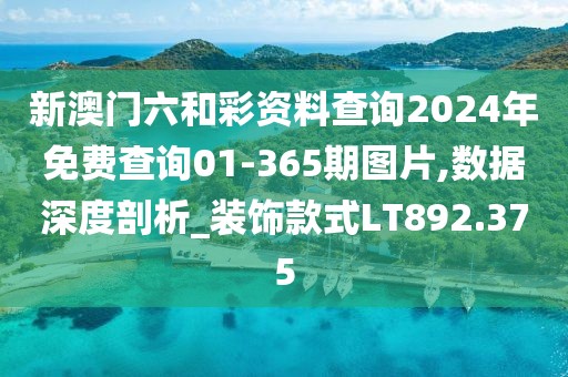 新澳门六和彩资料查询2024年免费查询01-365期图片,数据深度剖析_装饰款式LT892.375